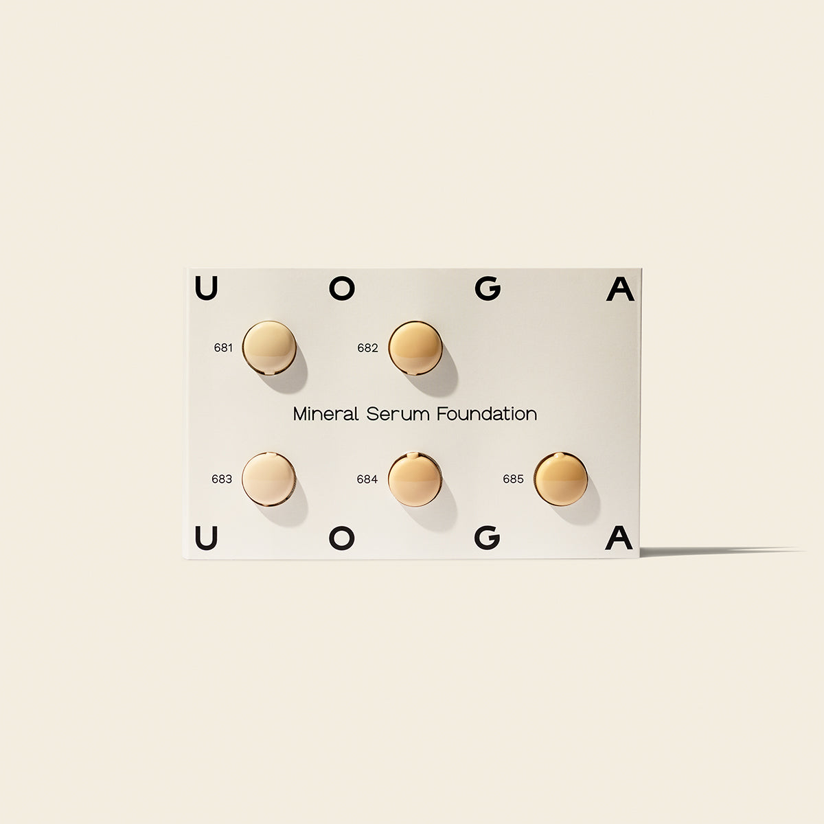 Uoga Uoga Mineral Serum Foundation Testers