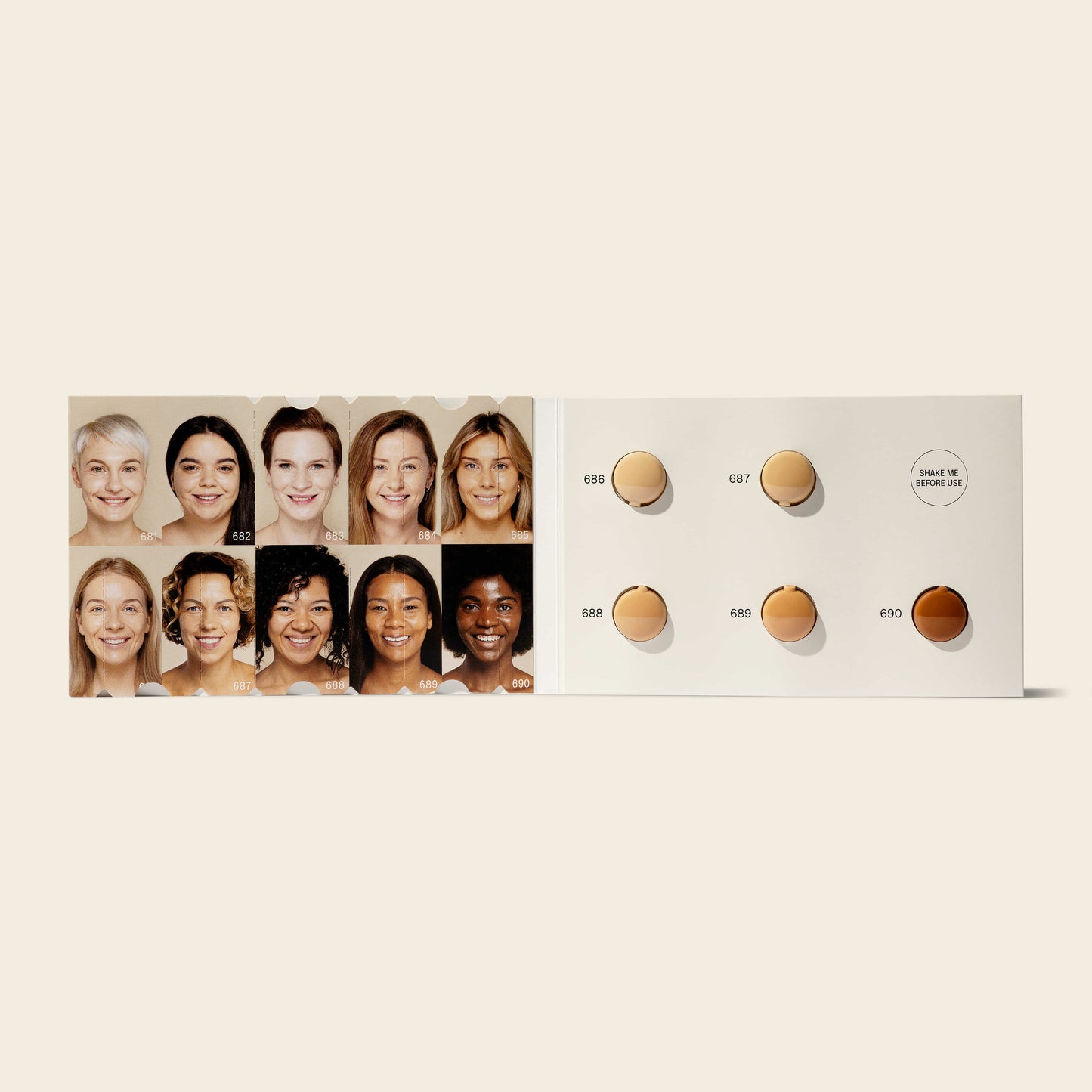 Uoga Uoga Mineral Serum Foundation Testers
