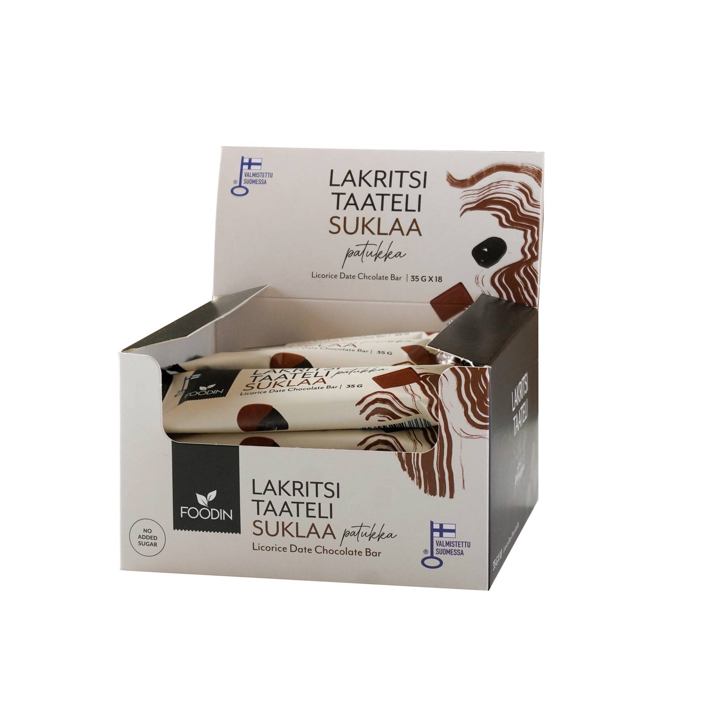 Foodin Licorice Date Bar Chocolate 35g x 18