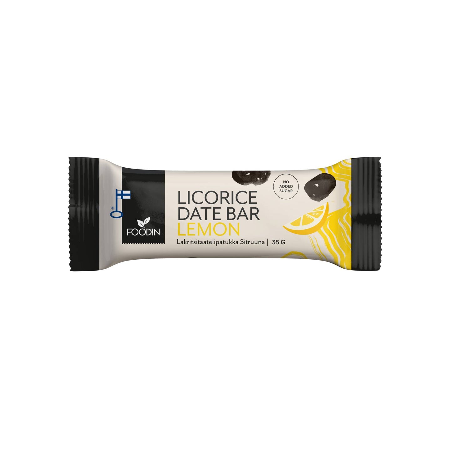 Foodin Licorice Date Bar Lemon 35g