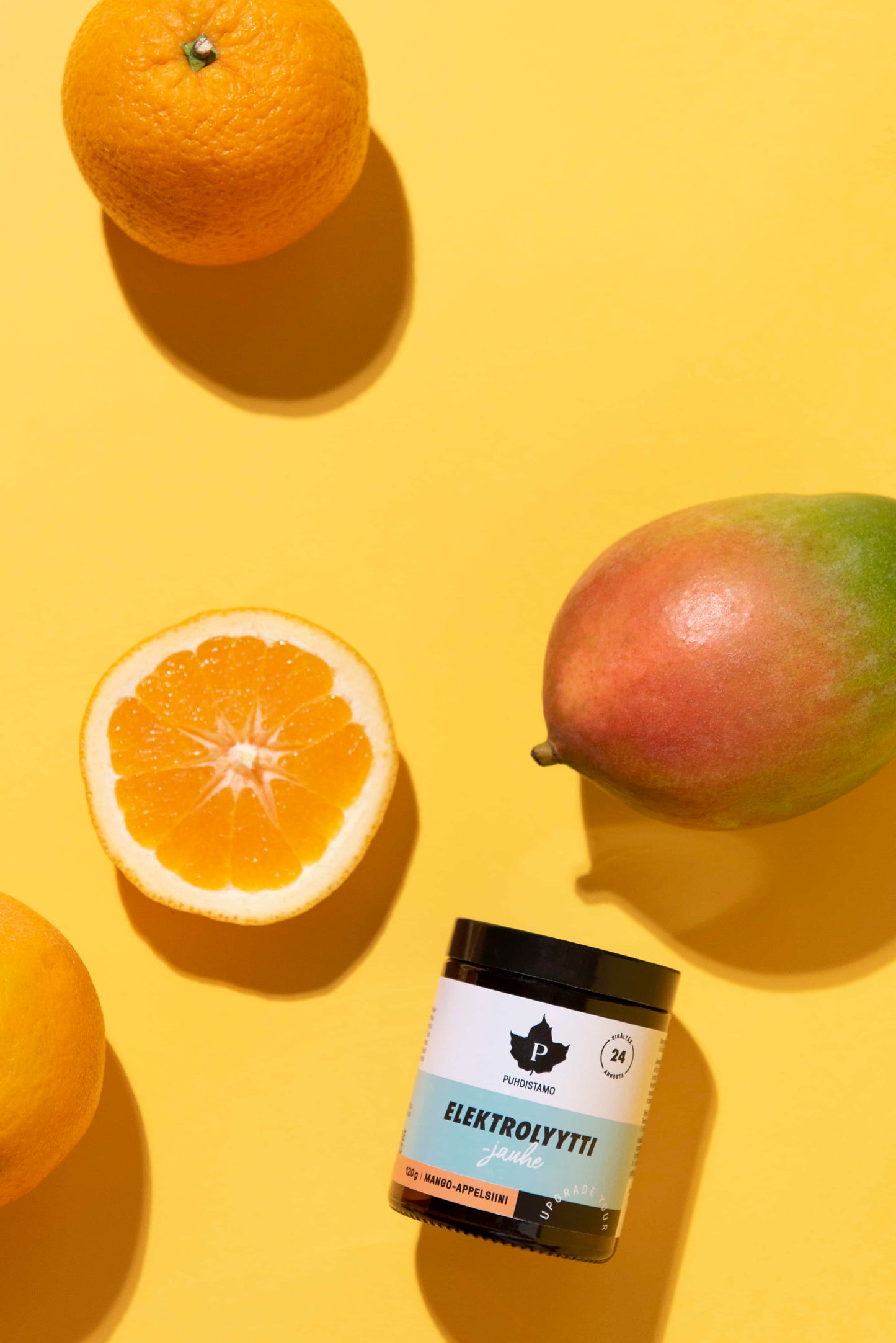 Puhdistamo Electrolyte powder Mango Orange, 2 sizes