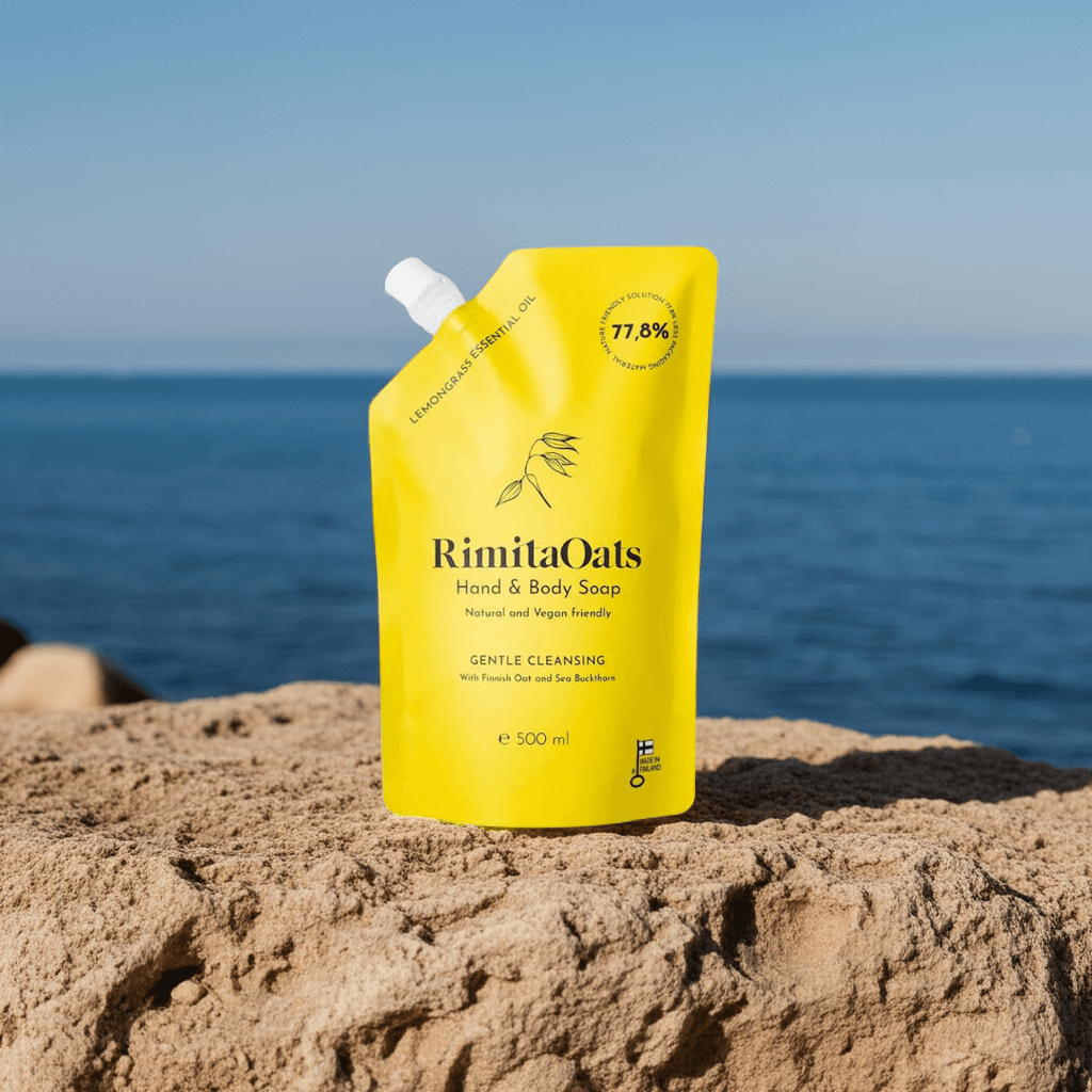 RimitaOats Hand & Body Soap Re-Fill Pouch 500ml