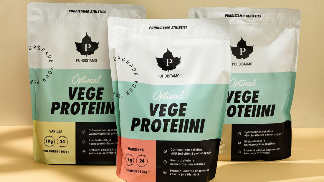 Puhdistamo’s Vegan Protein Powders: High-Quality, Plant-Based Nutrition