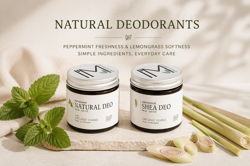 Natural Deodorants: Peppermint & Lemongrass | I'M Nordic Eco
