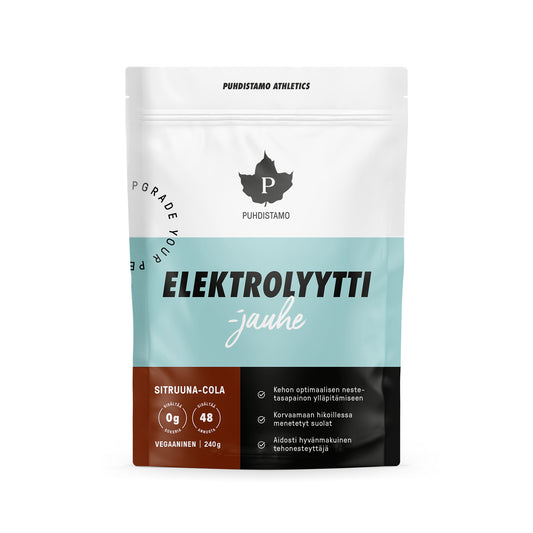Puhdistamo Electrolyte powder Lemon Cola, 240g
