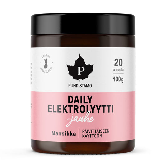 Puhdistamo Daily Electrolyte Powder Strawberry - 100 g