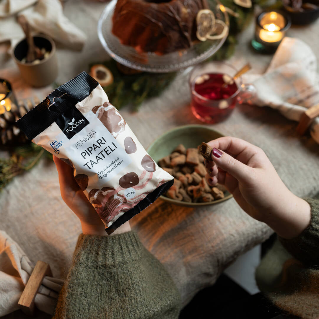 Foodin Gingerbread dates, organic 170 g