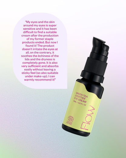 Flow Cosmetics Green Tea & Peptide Eye Cream 15ml