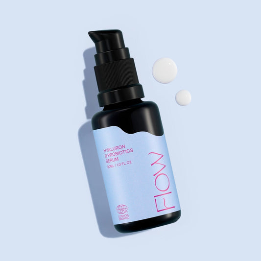 Flow Cosmetics hyaluron and probiotics serum cosmos organic