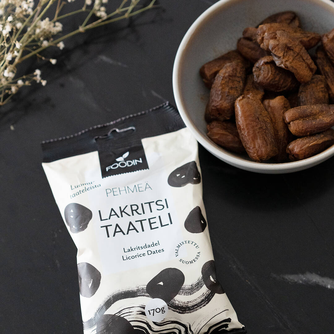 Foodin Licorice Dates, 170 g