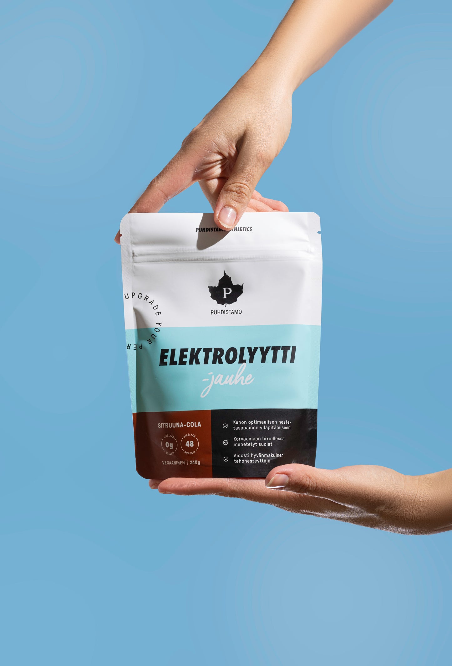 Puhdistamo Electrolyte powder Lemon Cola, 240g