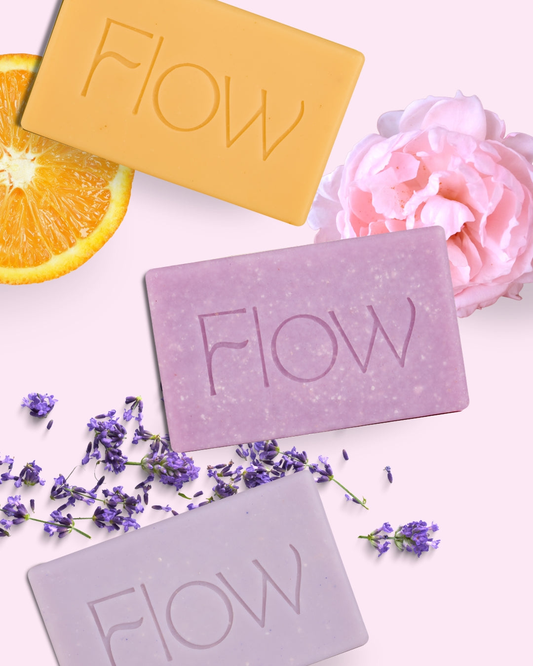 Flow Cosmetics Pastilla de Jabón de Lavanda 120g