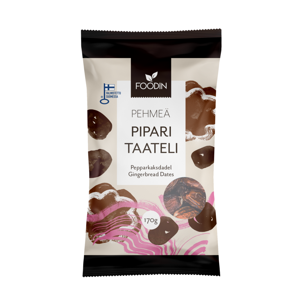 Foodin Gingerbread dates, organic 170 g