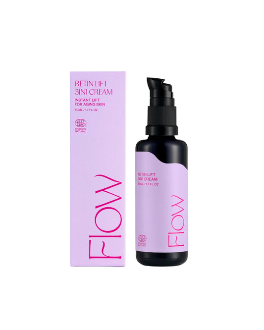 Flow Cosmetics Retin Lift 3-in-1 Cream -kosteusvoide, 2 kokoa