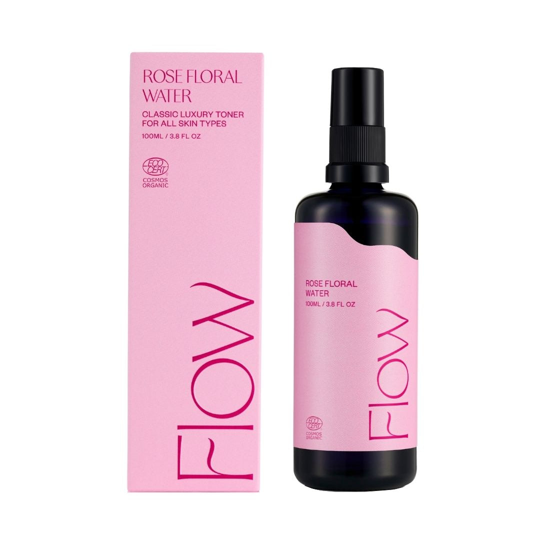 化粧水・ローション・トナー FLOW Flow Cosmetics Rose Floral Water 100ml – Naturada