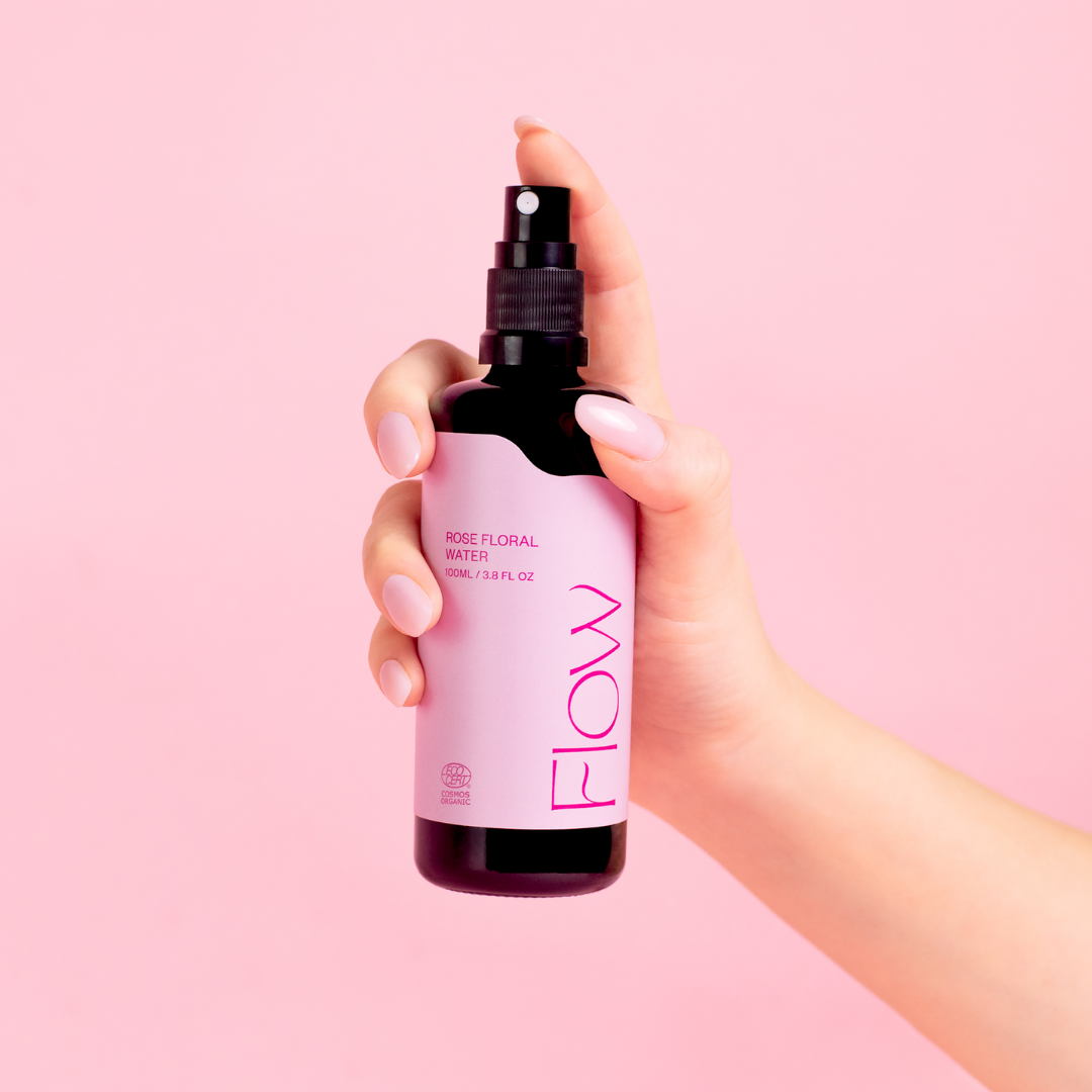 Flow Cosmetics Rose Floral Water cosmos organic